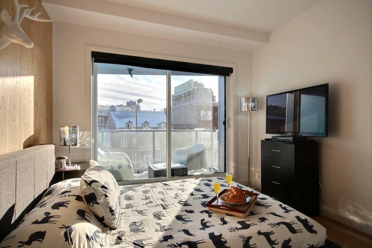 Le Kameleon 318 : Interieur Parking, Rooftop Terrace, Gym Квебек Экстерьер фото